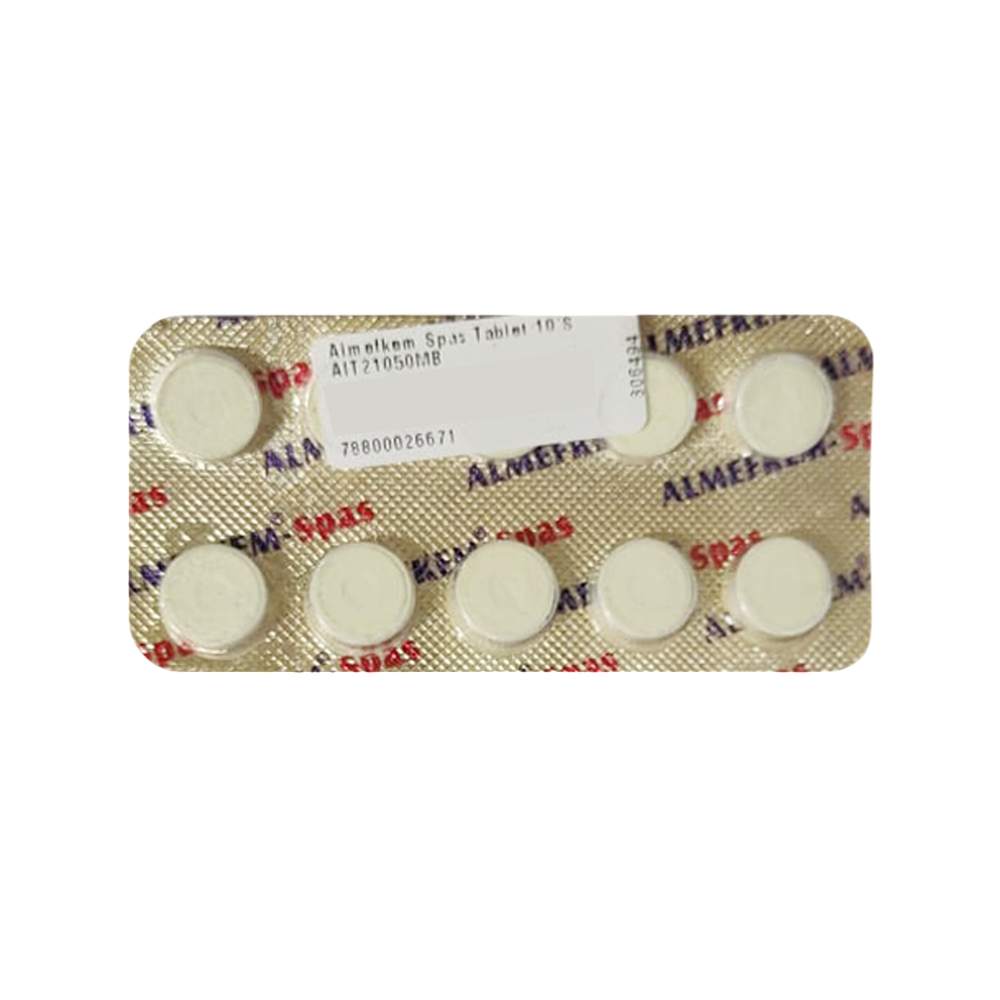 Almefkem Spas Strip of 10 Tablets