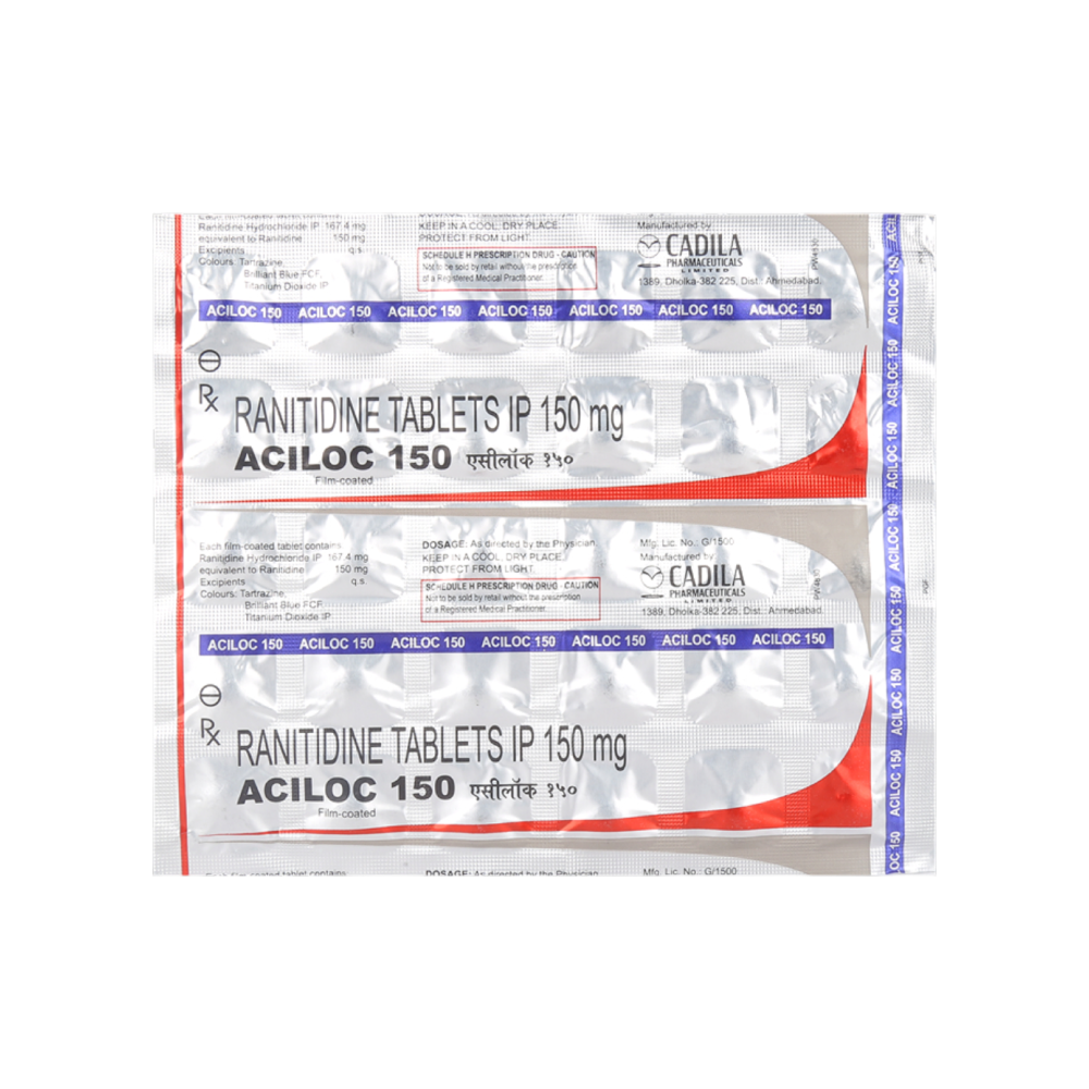 Aciloc 150mg Tablets