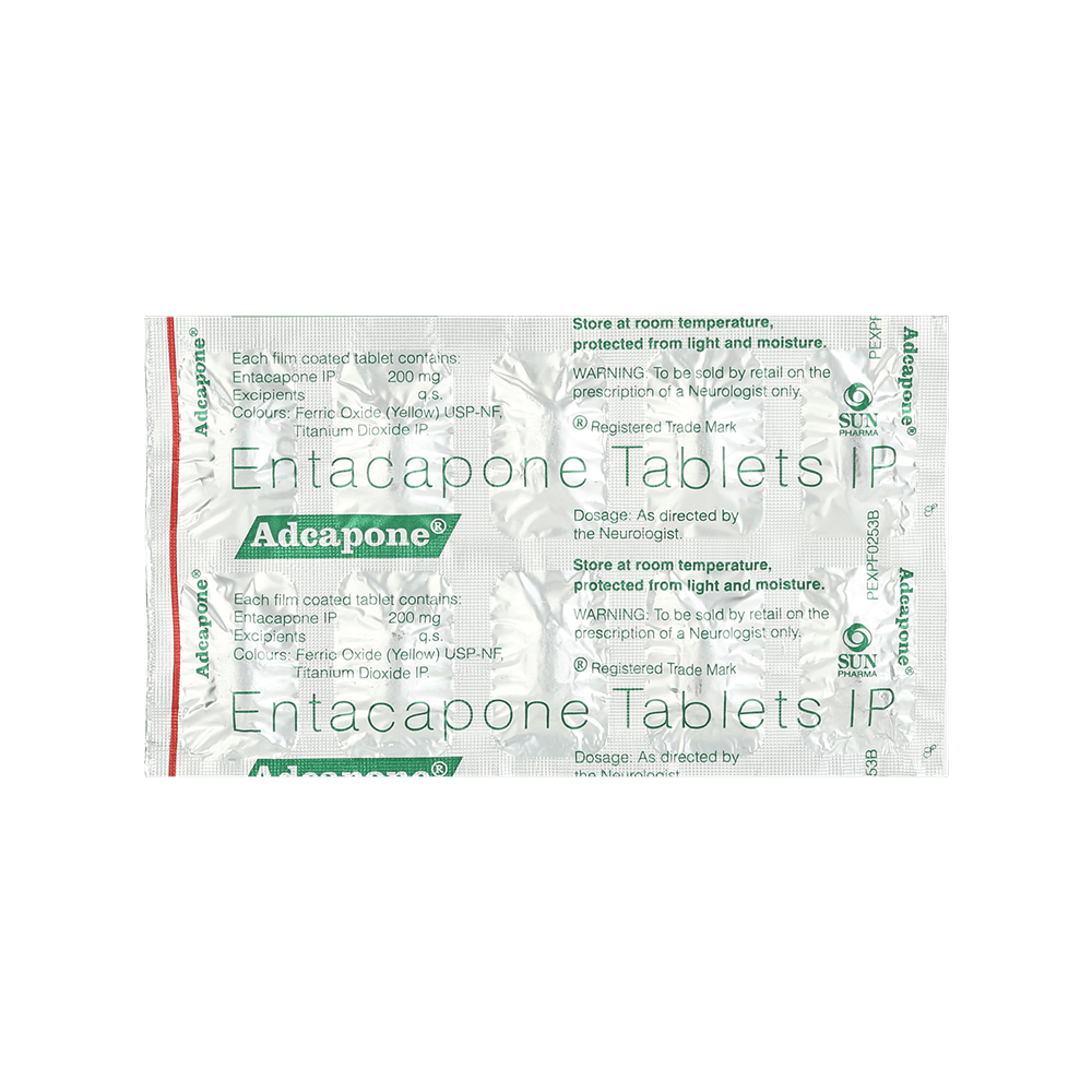 Adcapone 200mg Strip Of 10 Tablets