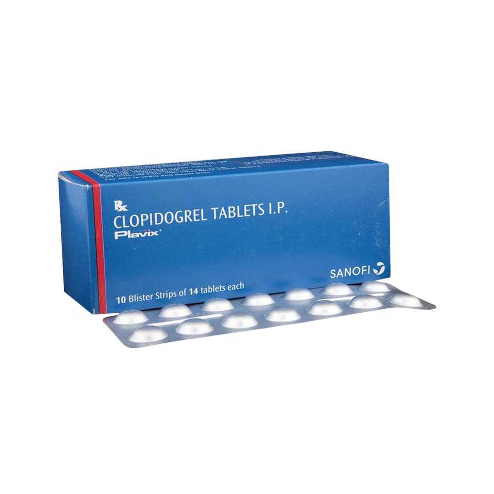 Plavix 75mg Strip Of 14 Tablets