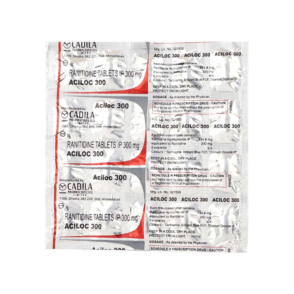 Aciloc 300mg Tablets