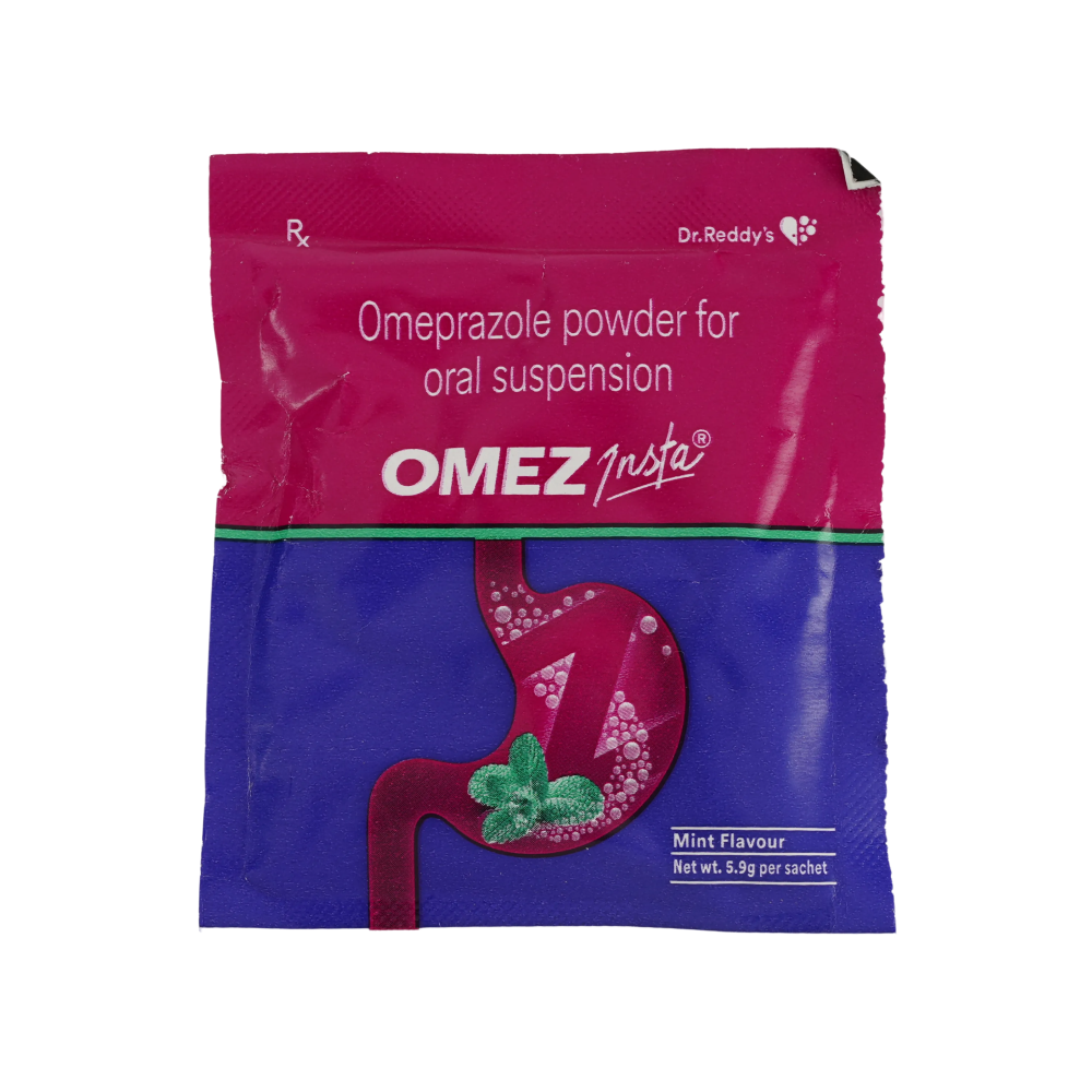 Omez Insta 20mg Mint Flavour Oral Powder