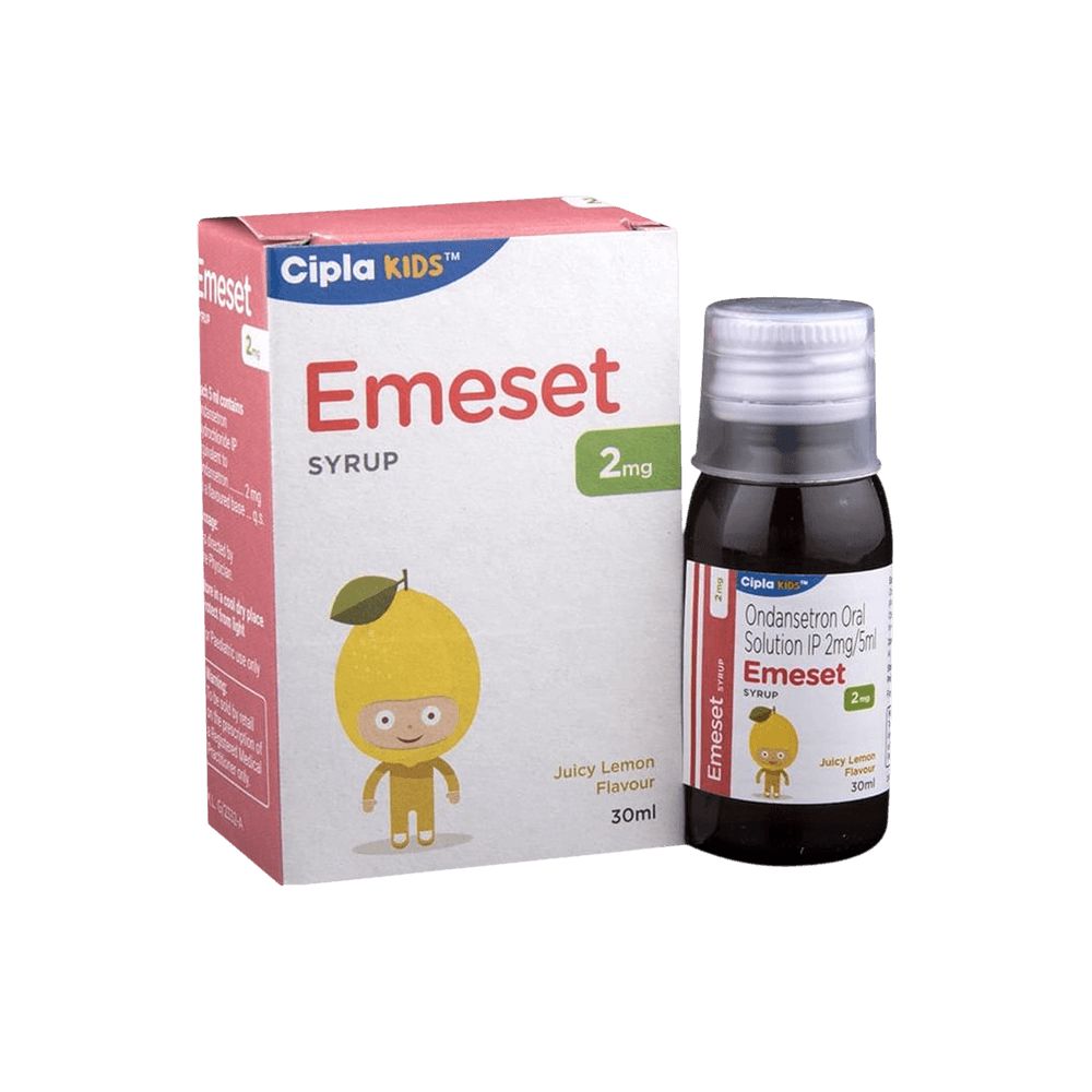 Emeset 2mg Juicy Lemon Flavour Syrup