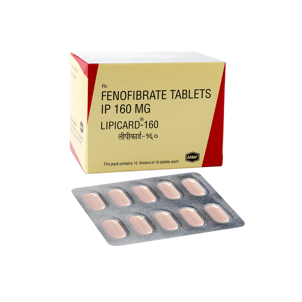 Lipicard 160mg Tablets