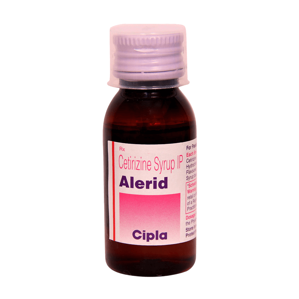 Alerid Bottle Of 30ml Syrup