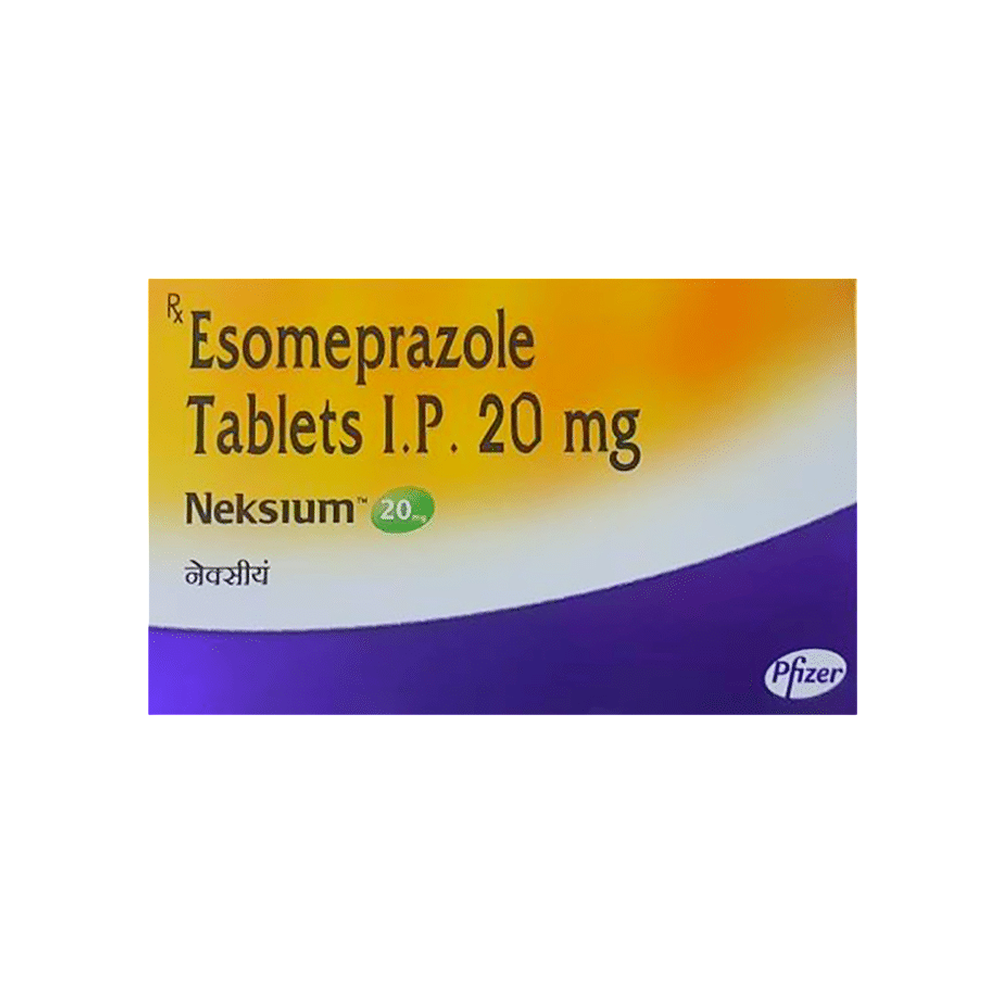 Neksium 20mg Strip Of 15 Tablets