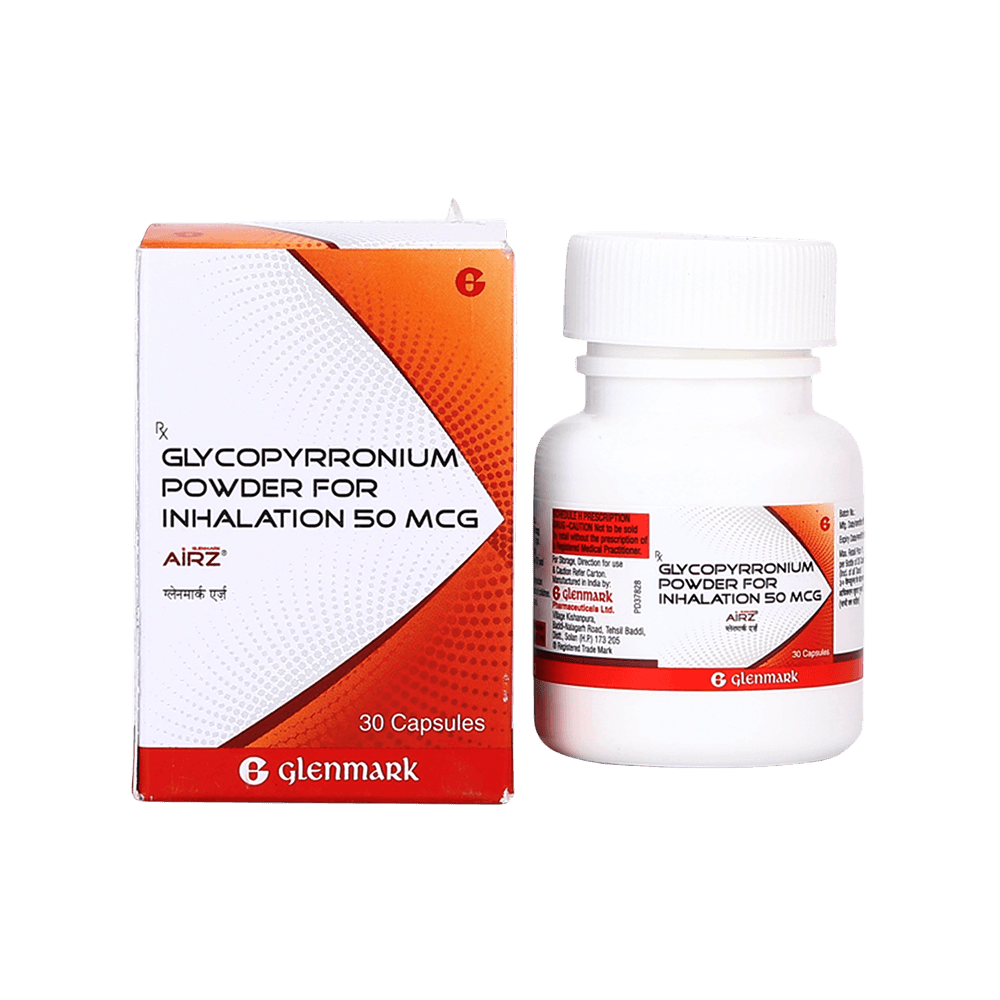 Airz 50mcg Bottle Of 30 Inhalation Capsules