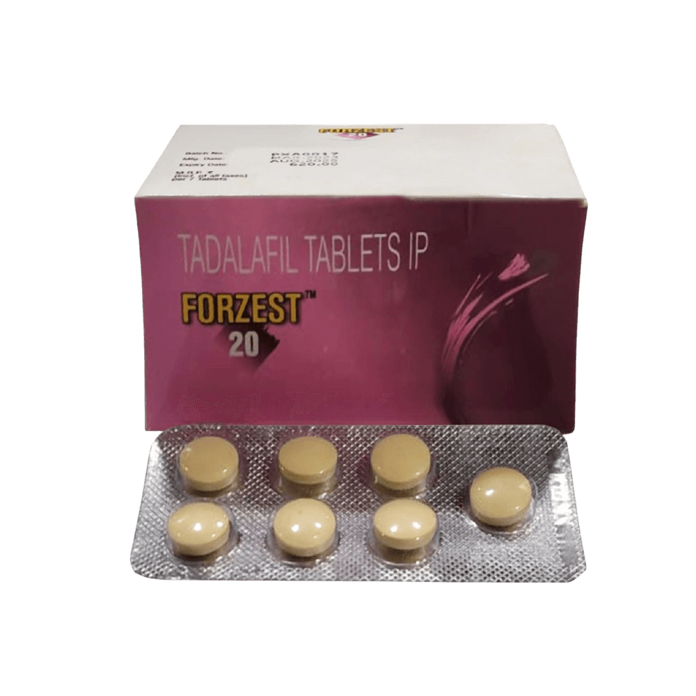 Forzest 20 Mg Strip Of 7 Tablets