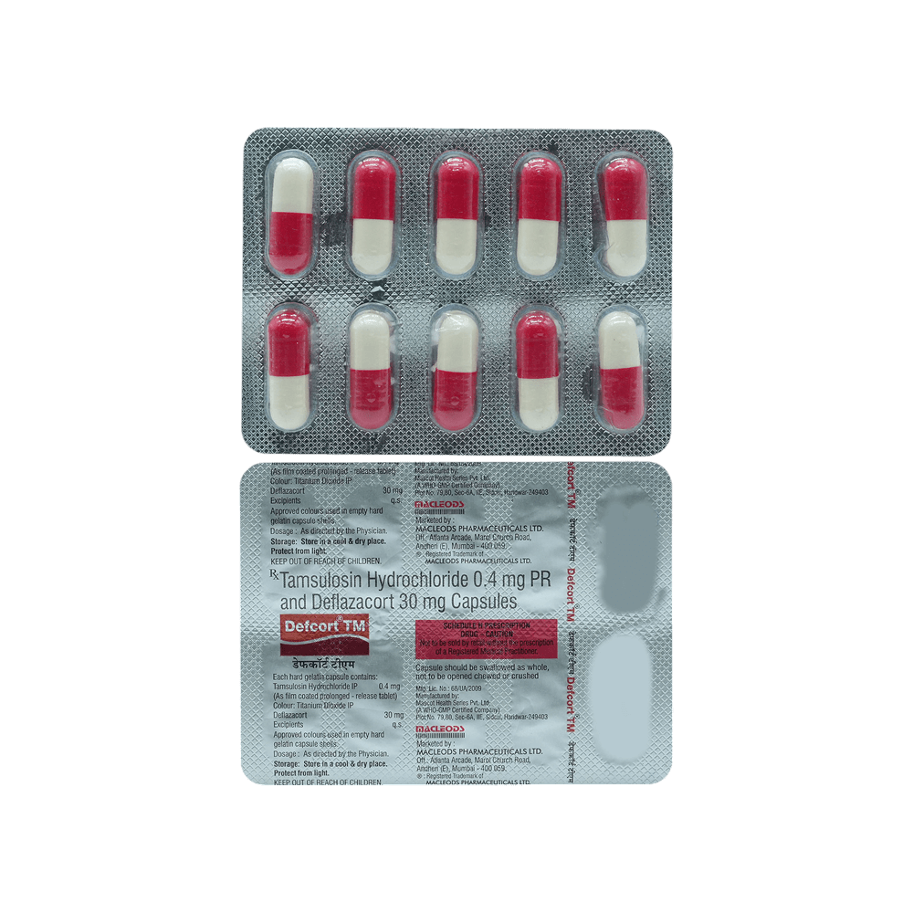 Defcort Tm Strip Of 10 Capsules
