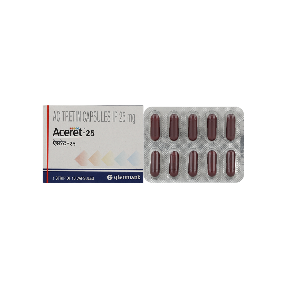 Aceret 25mg Strip Of 10 Capsules