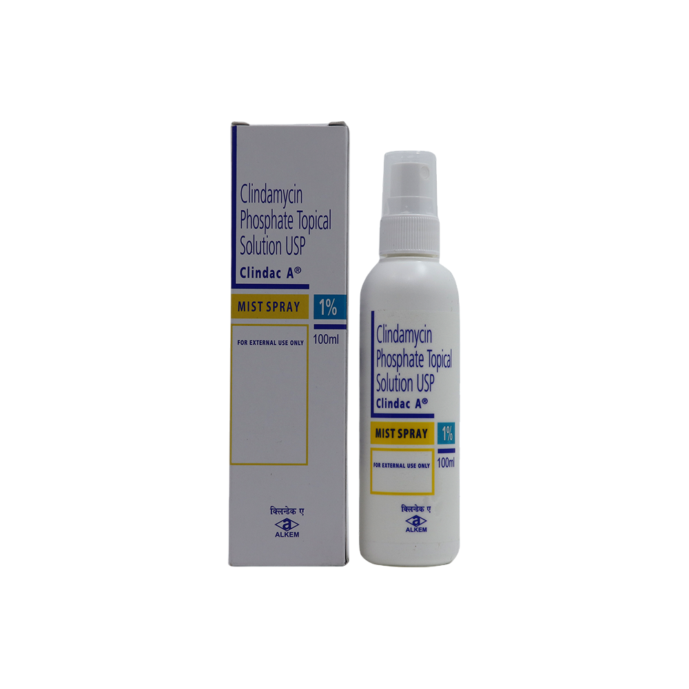 Clindac A 1% Bottle Of 100ml Mist Spray