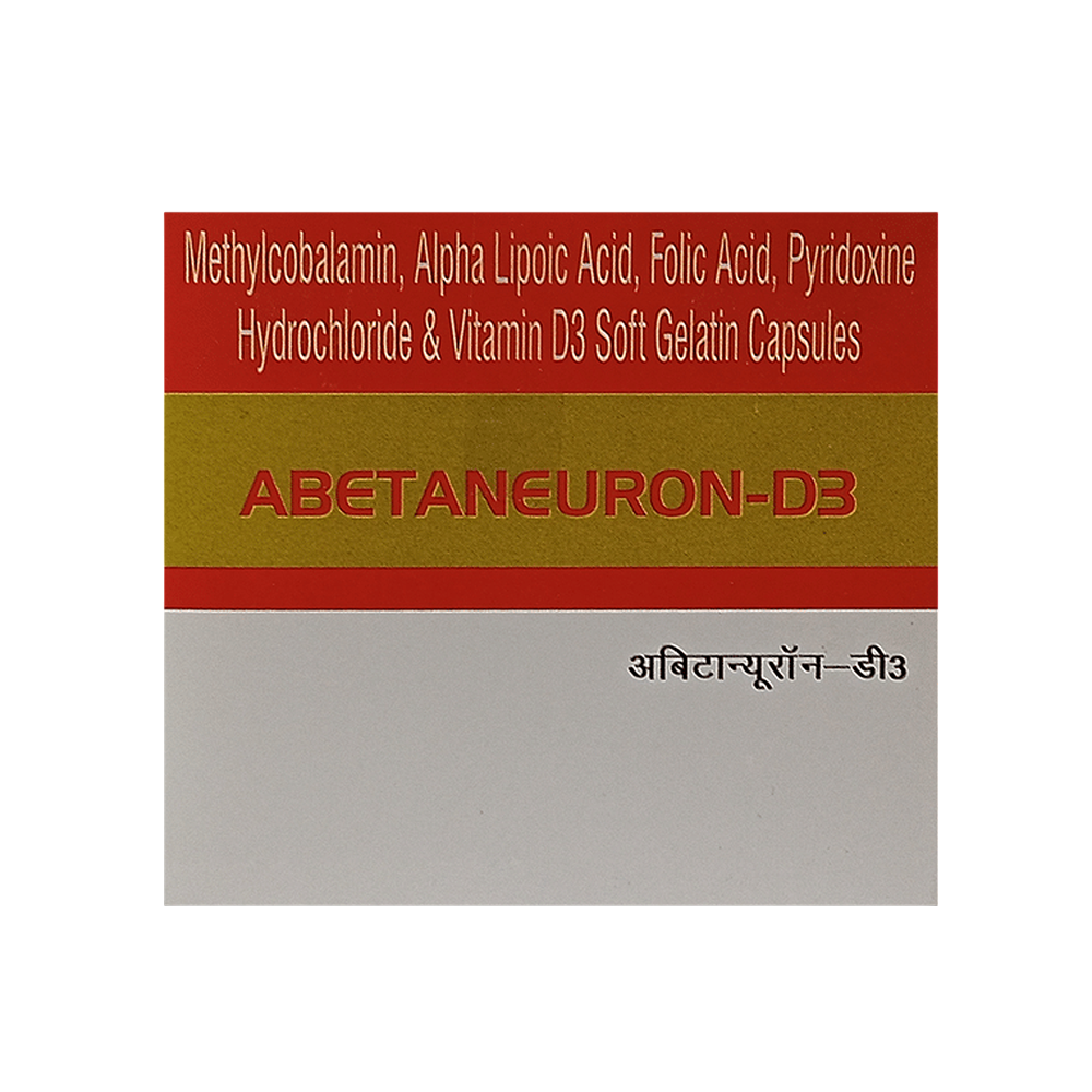 Abetaneuron D3 Strip of 10 Capsules