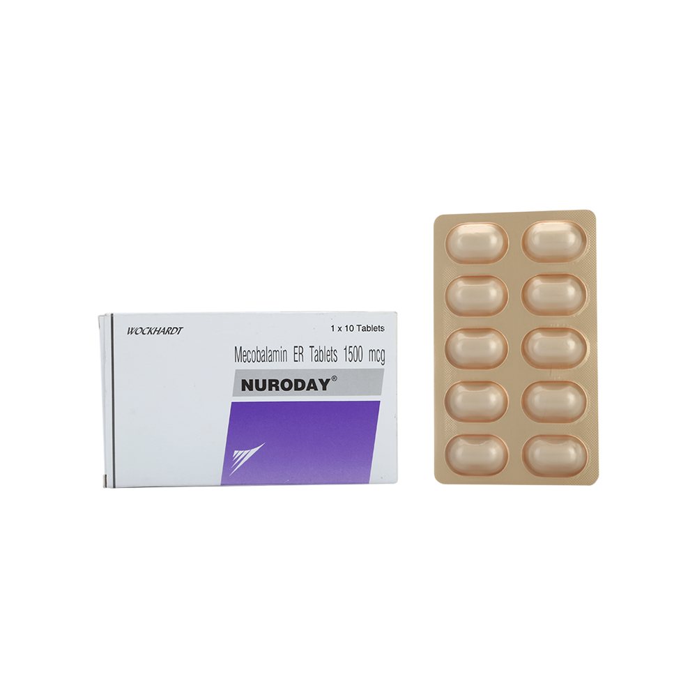 Nuroday 1500mcg Strip Of 10 Tablets