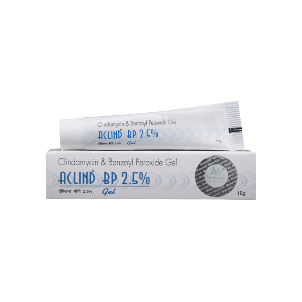 Aclind Bp 2.5% Tube of 15gm Gel