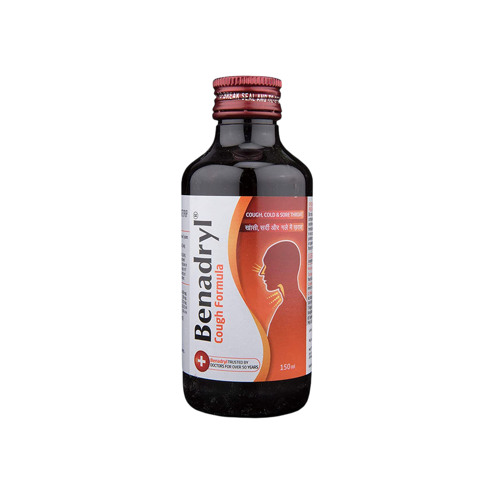 Benadryl Cough Formula Bottle Of 150ml Syrup