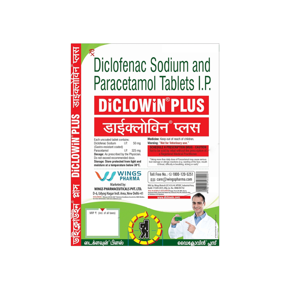 Diclowin Plus Strip of 20 Tablets
