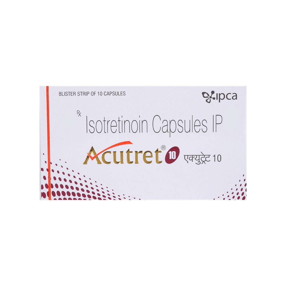 Acutret 10 mg Strip of 10 Capsules