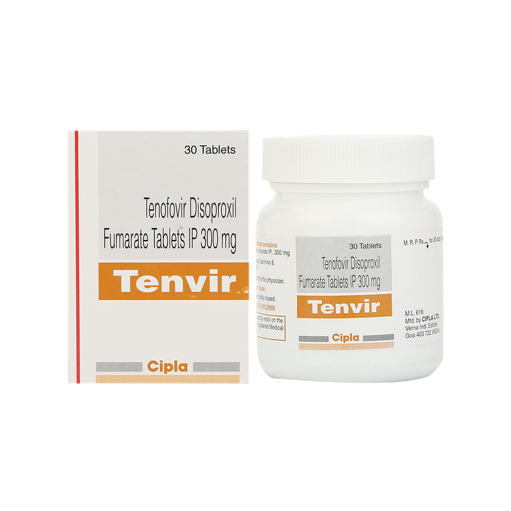 Tenvir 300 mg Bottle of 30 Tablets