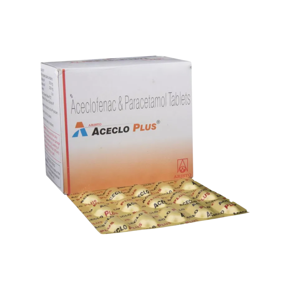 Aceclo Plus Strip of 15 Tablets